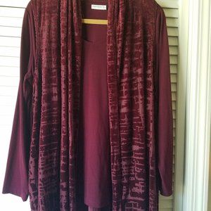 Susan Graver 2-piece Top Set